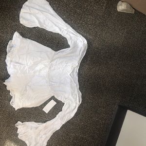 BRAND NEW - off the shoulder White romper